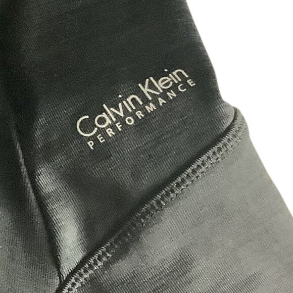 Calvin Klein Performance Quick Dry Womens Black Hooded Long Sleeve Ruched Top M - Picture 5 of 16